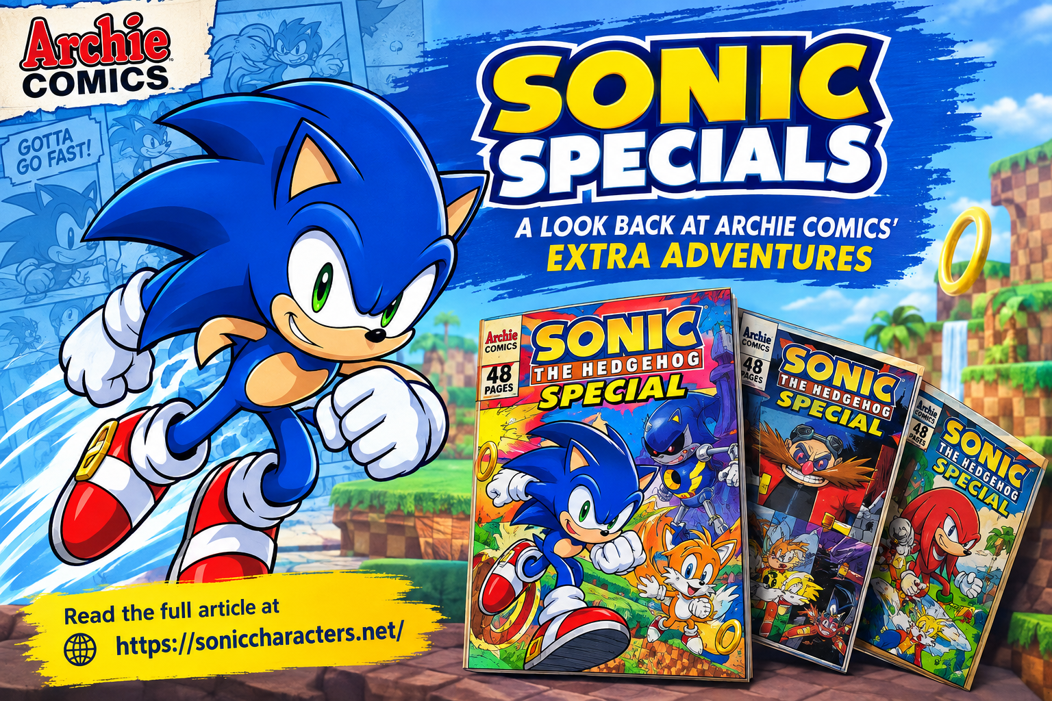 Sonic Specials Archie Comics 48-page Sonic the Hedgehog comics