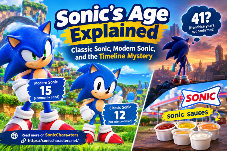 sonic sauces and Sonic age timeline