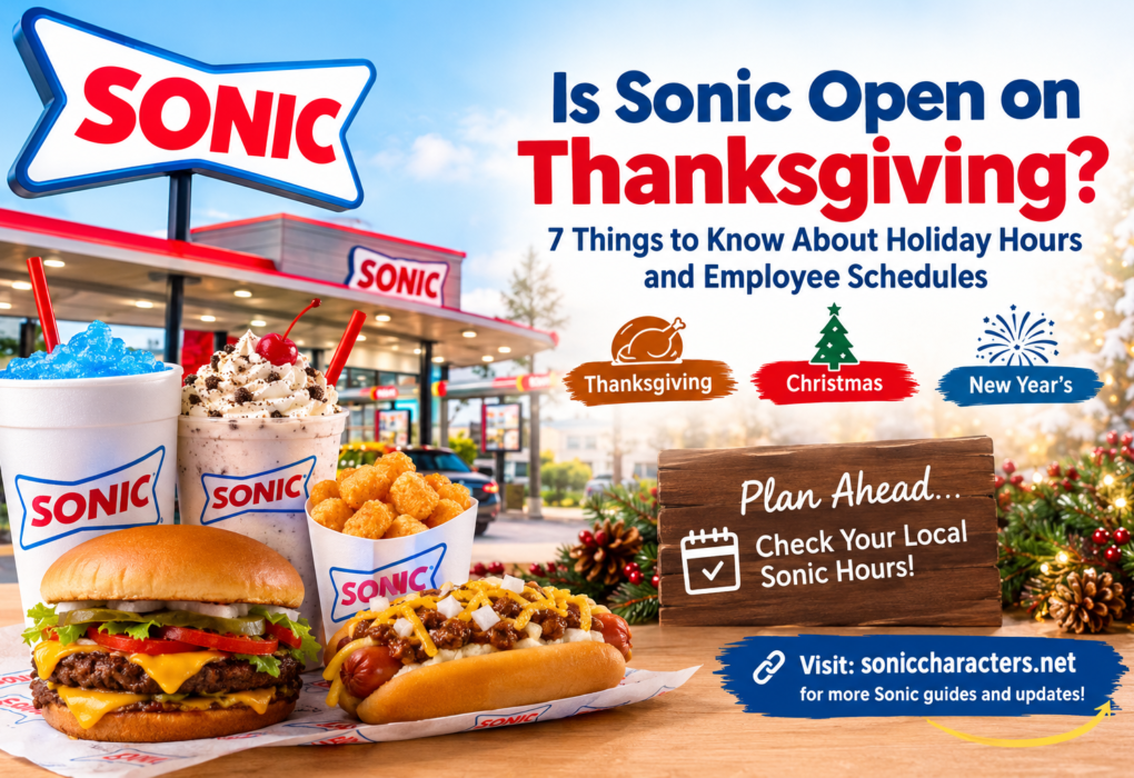 Is Sonic Open on Thanksgiving Holiday Hours Guide