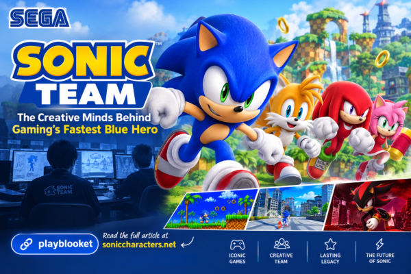 Sonic Team and Sonic the Hedgehog characters